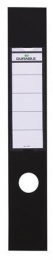 Gerinccímke, iratrendezőhöz, öntapadó, 60x390 mm, DURABLE "ORDOFIX®", fekete
