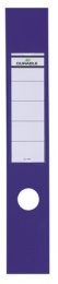 Gerinccímke, iratrendezőhöz, öntapadó, 60x390 mm, DURABLE "ORDOFIX®", kék